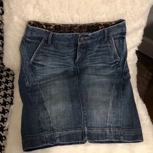 Denim Pencil Skirt